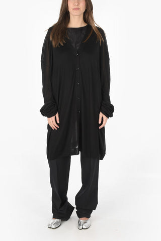 MM0 silk v-neck cardigan