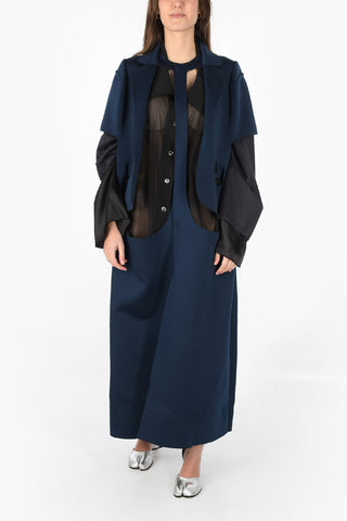 MM0 short sleeve coat with cut out details