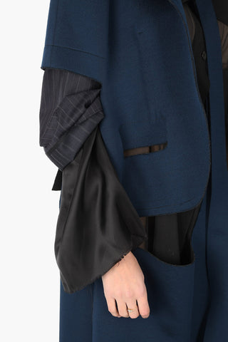 MM0 short sleeve coat with cut out details