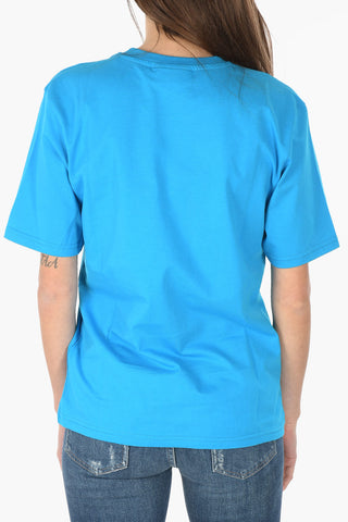 Crewneck T-shirt with MASCOTTE EYELIKE print