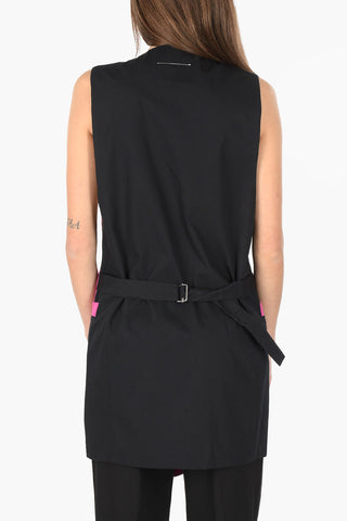 MM6 two-tone back adjuster vest