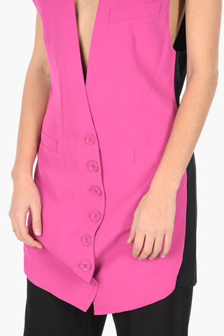 MM6 two-tone back adjuster vest