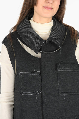 MM0 cappa utility con abbottonatura in velcro