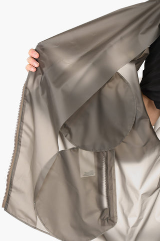 MM1 giubbotto biker oversized con chiusura zip