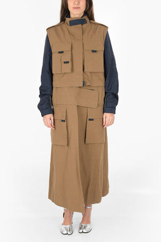 MM1 half zip utility coat