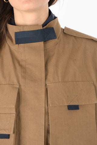 MM1 half zip utility coat