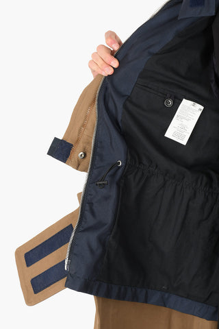 MM1 half zip utility coat