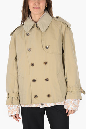 MM0 giacca doppiopetto imbottita con interno a rete