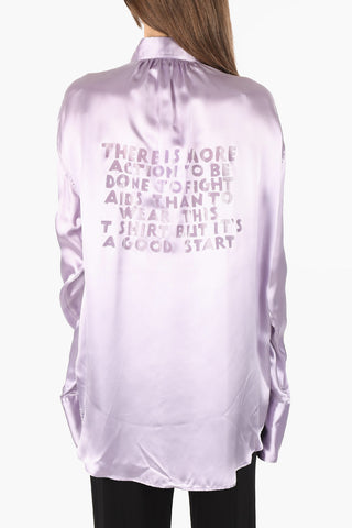 MM6 shirt with print on the back