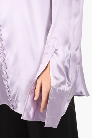 MM6 camicia con stampa sul dietro