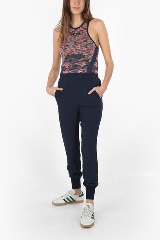 Soulch pants with elastic waist and cuffed ankles