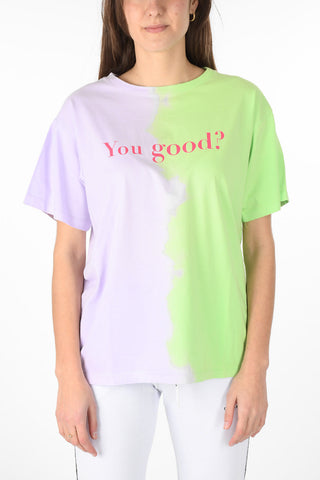Printed tie dye t-shirt