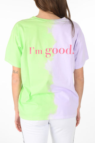 Printed tie dye t-shirt