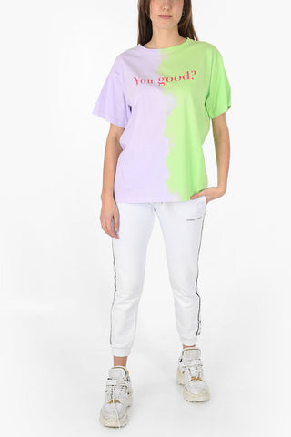 Printed tie dye t-shirt