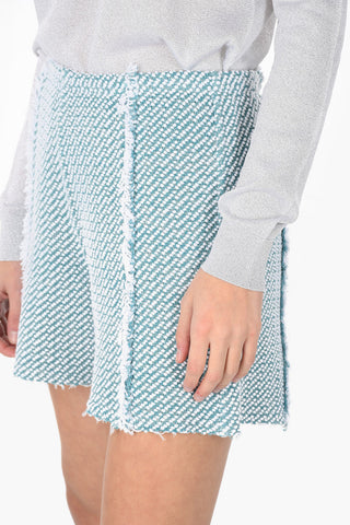 Bermuda in cotone ricamati