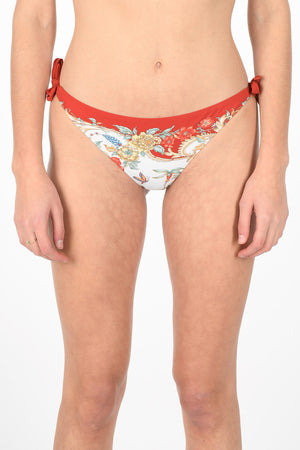 Floral printed Bikini bottom with Ties