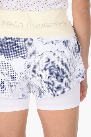 STELLA MCCARTNEY Shorts elasticizzati con coulisse