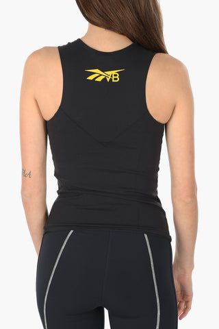 Canotta running con logo