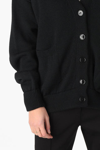 Embroidered crochet cardigan