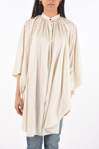 Camicia Gessata LAWLEE con Maniche a Pipistrello