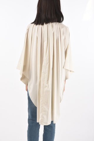 Camicia Gessata LAWLEE con Maniche a Pipistrello