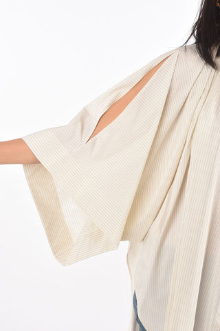 Camicia Gessata LAWLEE con Maniche a Pipistrello
