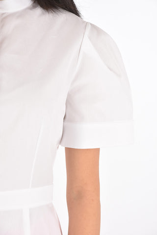 Peplo Shirt with Hidden Buttoning