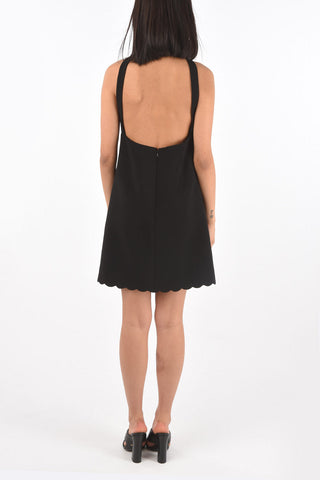 Crisscross Strap Dress with Satin Bow