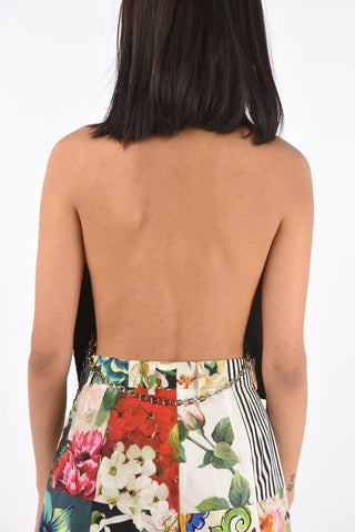 Chain Bare Back Top