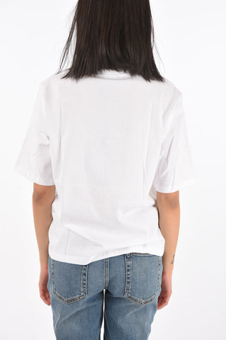 printed v-neck t-shirt