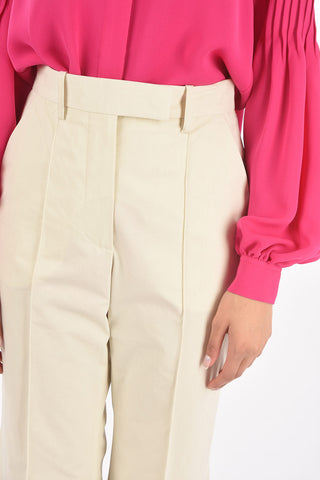 Front Pleated FLARED Cotton Pants
