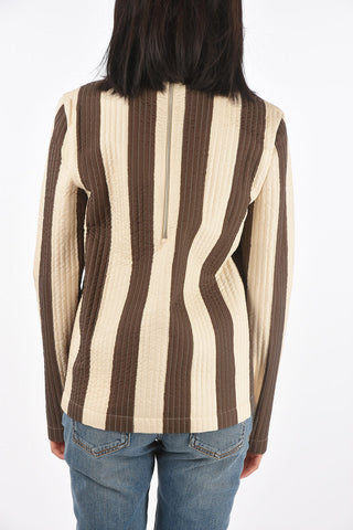 Back Zipped LIFE Quilted Blouse