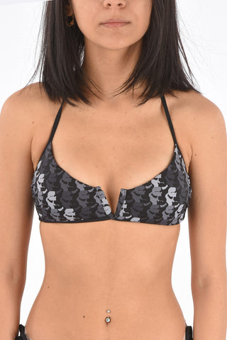 Top Bikini V Wire Stampato