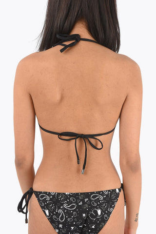 Printed Triangle Bikini Top