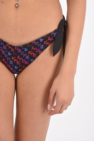Printed Triangle Bikini Top