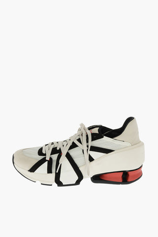 Y-3 YOHJI YAMAMOTO leather and fabric SUKUI III sneakers