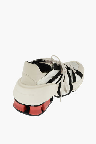 Y-3 YOHJI YAMAMOTO leather and fabric SUKUI III sneakers