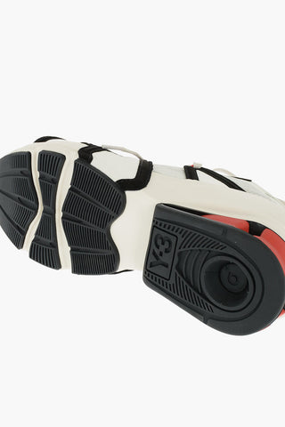 Y-3 YOHJI YAMAMOTO leather and fabric SUKUI III sneakers