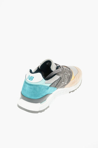 suede leather sneakers