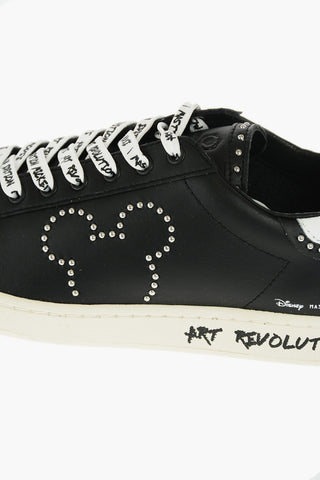 DISNEY leather ACTION sneakers with studs details