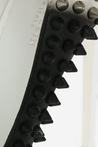 Decolletè DECO SPRAY in pelle con borchie 13cm