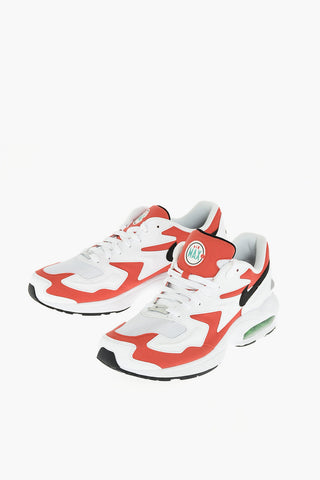 Faux Leather and Fabric Sneakers AIR MAX2 LIGHT