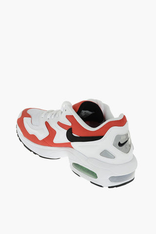 Faux Leather and Fabric Sneakers AIR MAX2 LIGHT