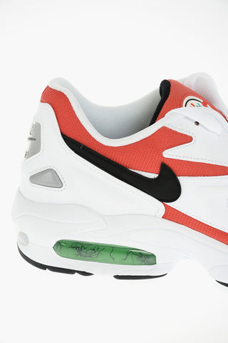 Faux Leather and Fabric Sneakers AIR MAX2 LIGHT