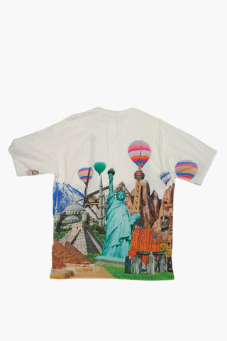 Compressed printed EARTH t-shirt
