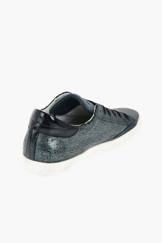 sequined leather LAS VEGAS sneakers