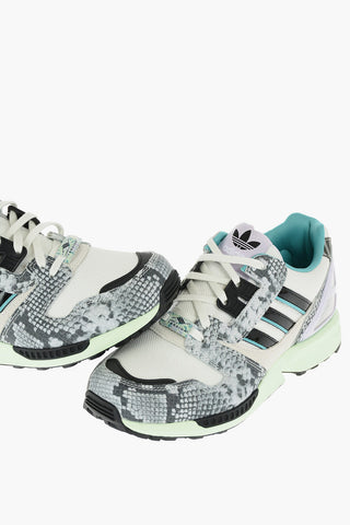 sneakers ZX 8000 in pelle effetto serpente