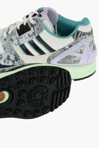 sneakers ZX 8000 in pelle effetto serpente