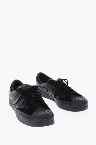 Y-3 YOHJI YAMAMOTO suede and leather YOHJI STAR sneakers