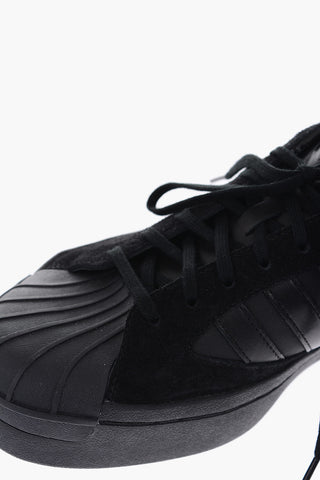 Y-3 YOHJI YAMAMOTO suede and leather YOHJI STAR sneakers